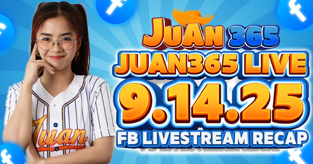 juan365 live 9.14.25 fb livestream recap – legit online casino fun in the philippines
