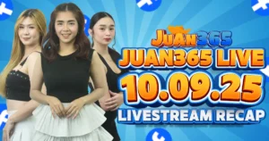 inside the fun-filled of juan365 livestream october 9 2025- the juanababes bring all-in juan sa saya!