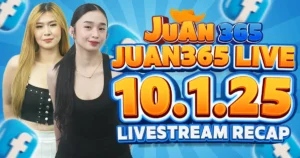 juan365 livestream october 1 2025- kulitan, community, at cashback fiesta