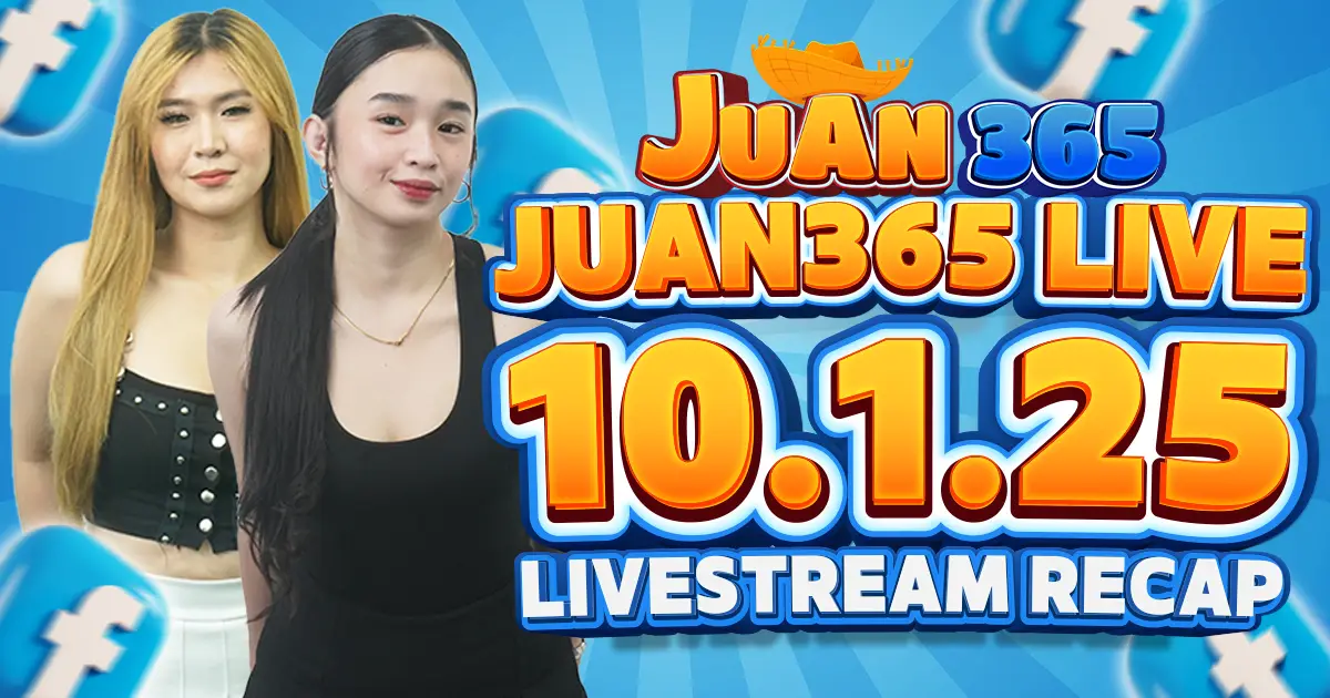 juan365 livestream october 1 2025- kulitan, community, at cashback fiesta