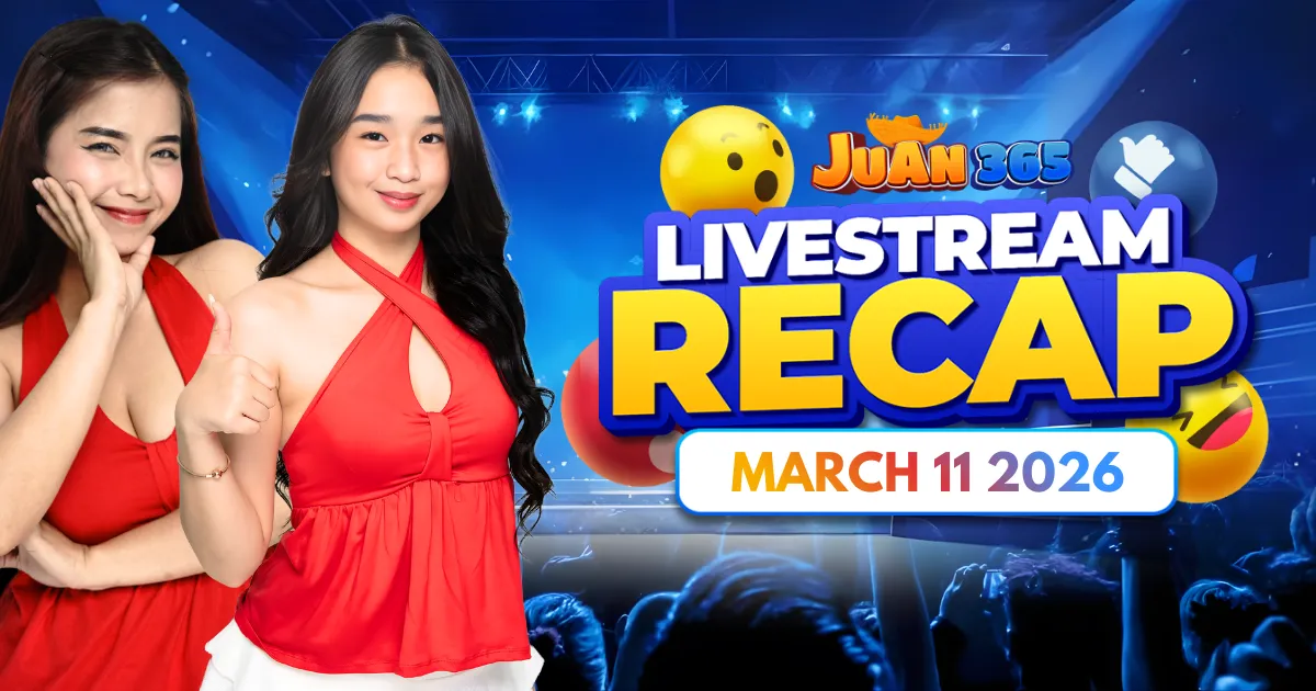 image of juan365 livestream march 10, 2026: isang masayang live na para sa mga pilipino