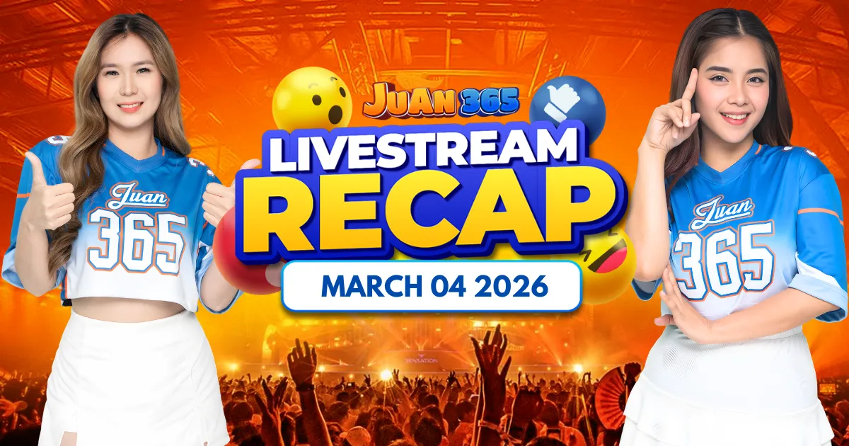 image of juan365 livestream march 04, 2026 full recap and highlights