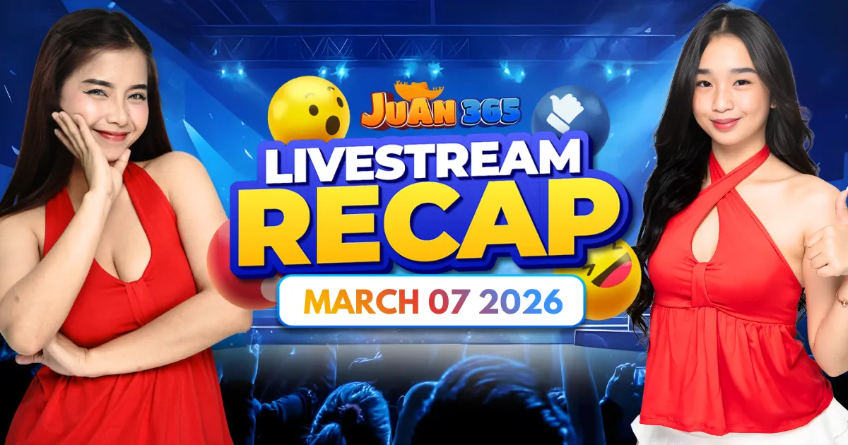 image of juan365 livestream march 07, 2026 shows safe entertainment, filipino comfort, and fun live energy