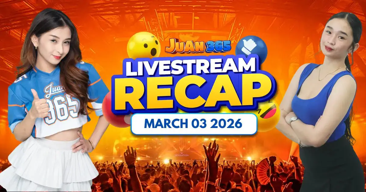 image of juan365 livestream march 03, 2026: full recap, features, promos, and platform highlights