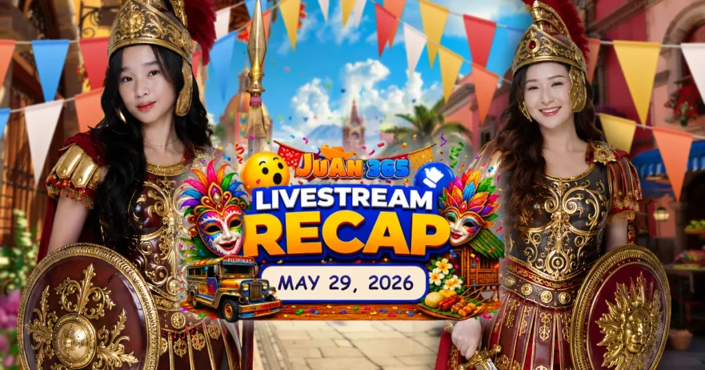 juan365 livestream may 29 2026 play and win vibes