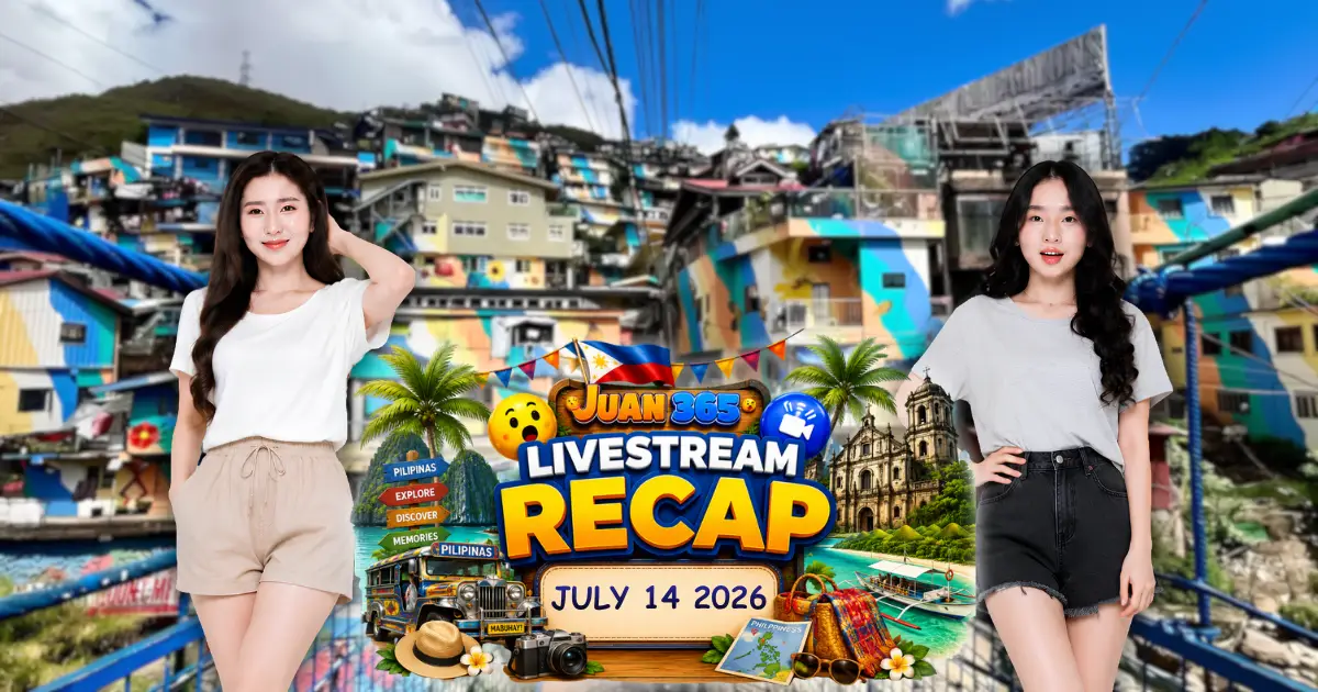 juan365 livestream july 14 2026 rewards, and shared moment